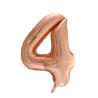 Ballon Chiffre 96cm 4 rose gold