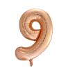 Ballon Chiffre 96cm 9 rose gold