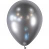 100 BALLONS BRILLANT 5' ARGENT