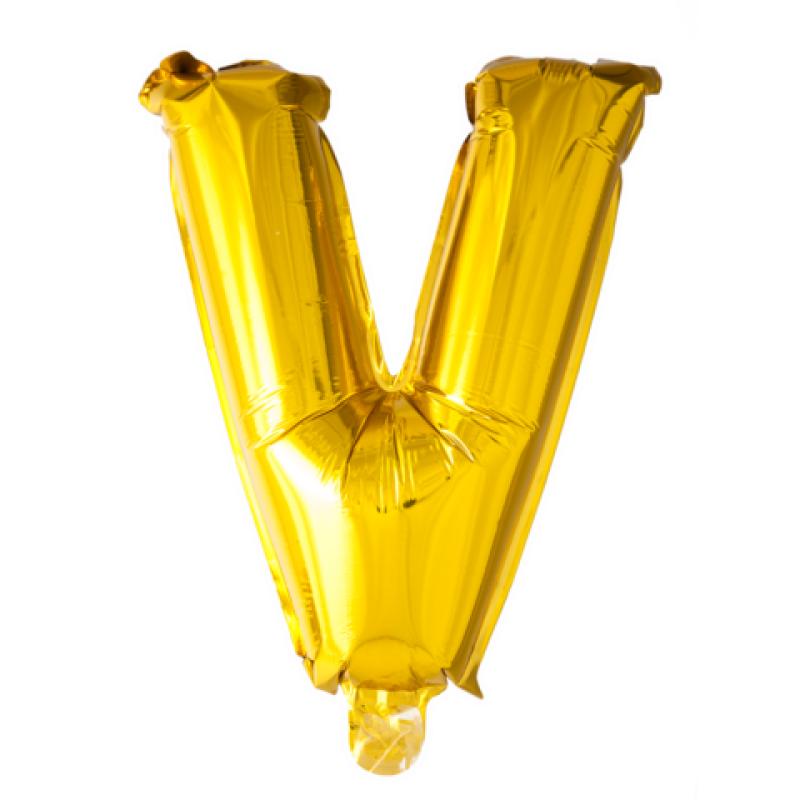 Ballon Lettre 96cm V or