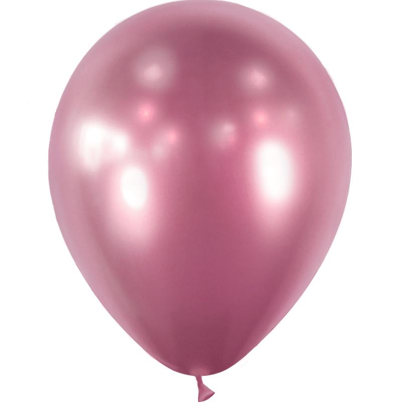 100 BALLONS BRILLANT 5' MAUVE