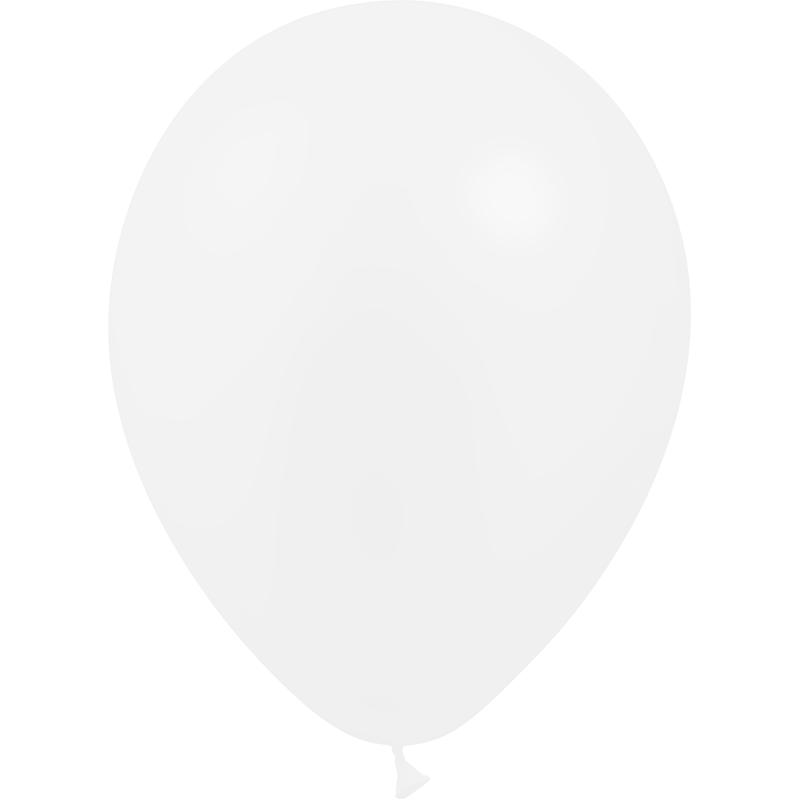 100 BALLONS LATEX 12'  CRISTAL TRANSPARENT