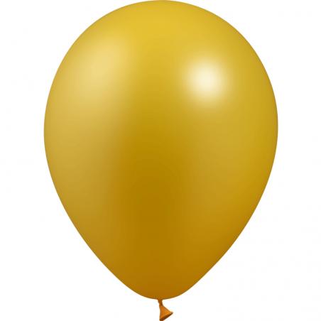 100 BALLONS LATEX 12'  METAL OR