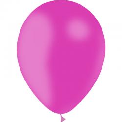 100 BALLONS LATEX 12' FUSCHIA