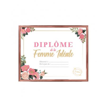 CADRE DIPLOME FEMME IDEALE