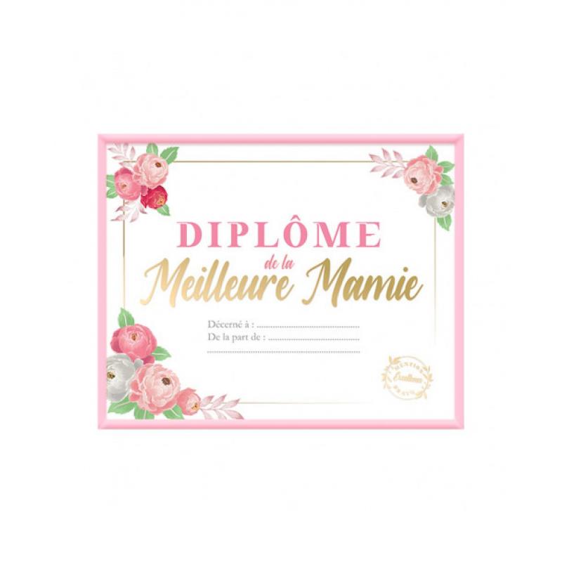 CADRE DIPLOME MEILLEURE MAMIE