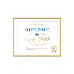 CADRE DIPLOME SUPER FRERE