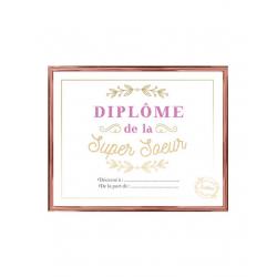 CADRE DIPLOME SUPER SOEUR