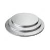 CAKE DRUM ROND ARGENT - DIAMETRE 20CM