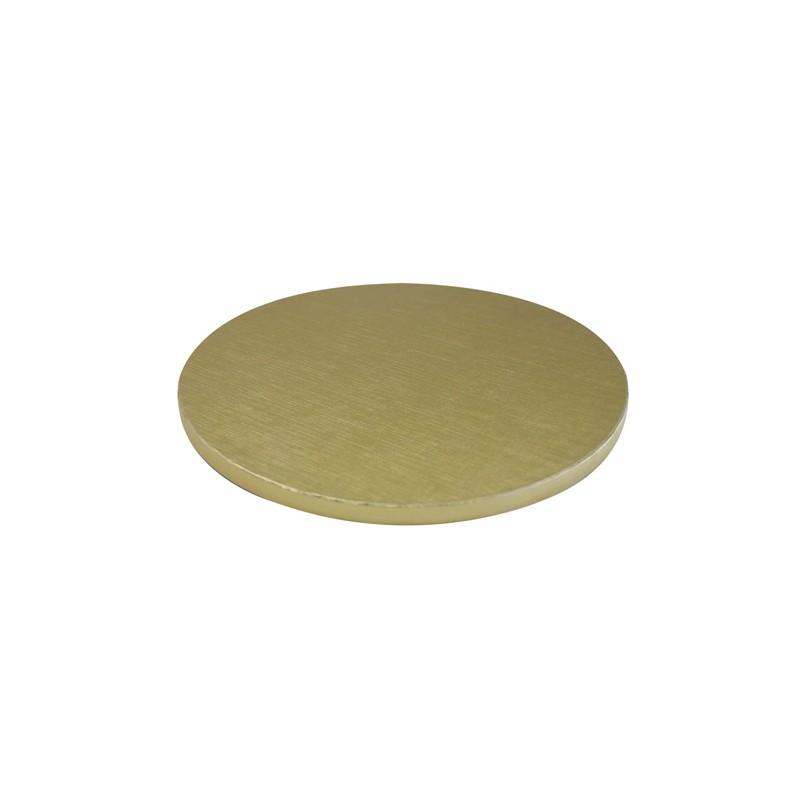 CAKE DRUM ROND DORE - DIAMETRE 20CM