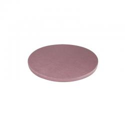 CAKE DRUM ROND ROSE - DIAMETRE 25CM