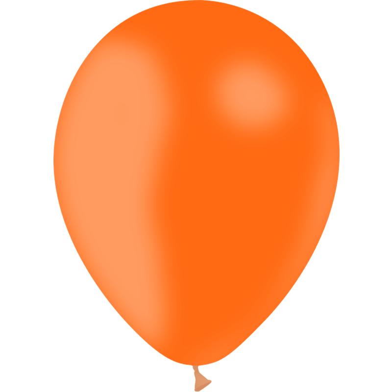 100 BALLONS LATEX 12' ORANGE