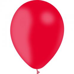 100 BALLONS LATEX 12' ROUGE