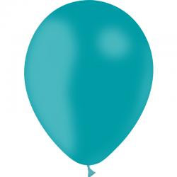 100 BALLONS LATEX 12' TURQUOISE