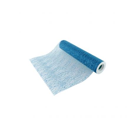 CHEMIN DE TABLE GLITTER 30CMX5M BLEU POLAIRE