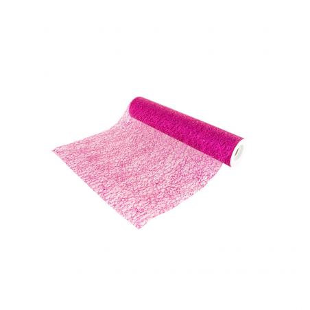 CHEMIN DE TABLE GLITTER 30CMX5M FUCHSIA