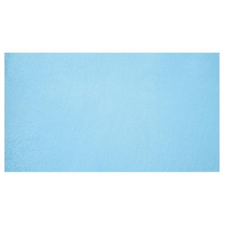 CHEMIN DE TABLE GLOSSY 28CMX5M BLEU POLAIRE