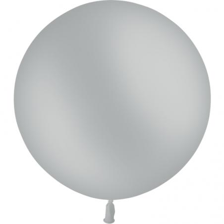 1 BALLON LATEX 3' GRIS