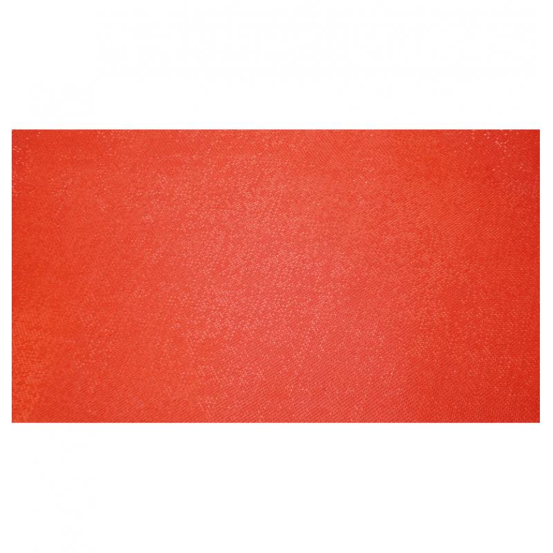 CHEMIN DE TABLE GLOSSY 28CMX5M ROUGE