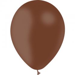 100 BALLONS LATEX 5' CHOCOLAT