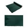 CHEMIN DE TABLE VELOURS VERT FONCE 28CMX3M