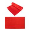 CHEMIN DE TABLE VELVET ROUGE 28CMX3M