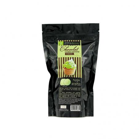 CHOCOLAT AROMATISE CITRON  250G