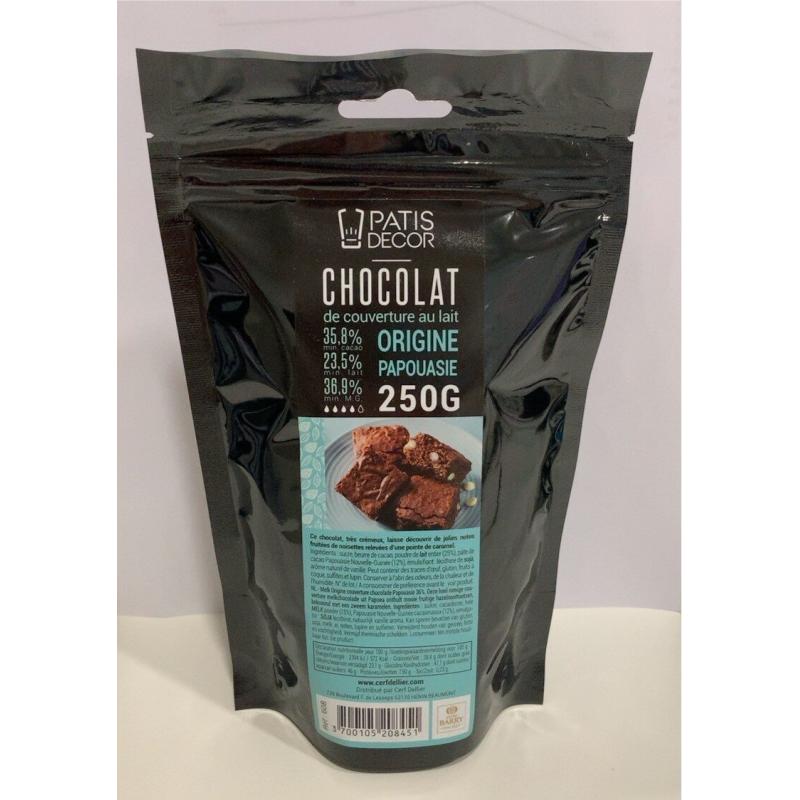 CHOCOLAT COUVERTURE   PAPOUASIE 250G