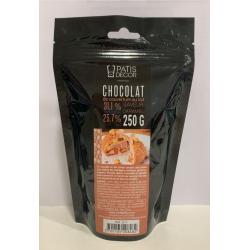 CHOCOLAT LACTEE CARAMEL  250G