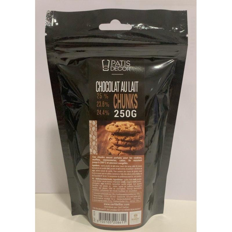 CHUNKS CHOCOLAT LAIT   250G