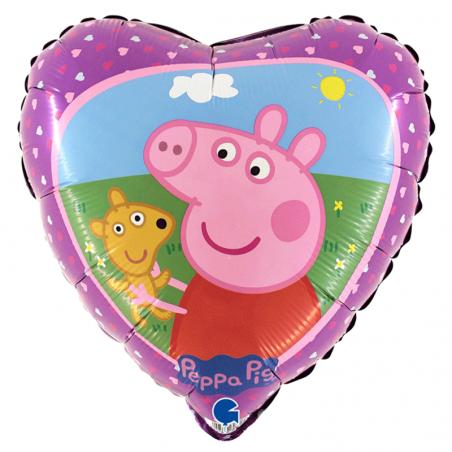 COEUR 18' PEPPA PIG AND TEDDY