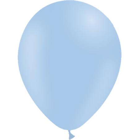 100 BALLONS LATEX 5' PASTEL  CIEL