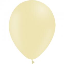 100 BALLONS LATEX 5' PASTEL JAUNE