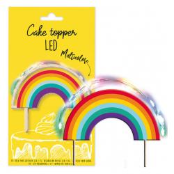 Cake topper led Rainbow (dont 0,08€HT d'éco-participation)