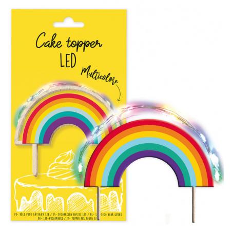 Cake topper led Rainbow (dont 0,08€HT d'éco-participation)