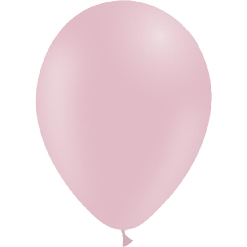 100 BALLONS LATEX 5' PASTEL ROSE BEBE