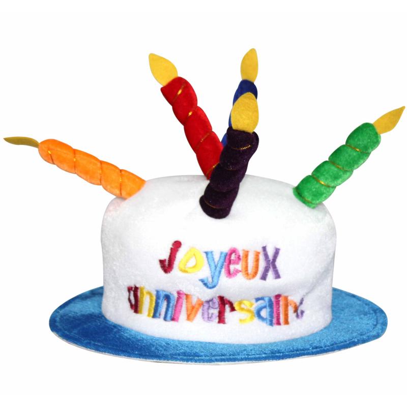 Chapeau à l'âge Joyeux anniversaire