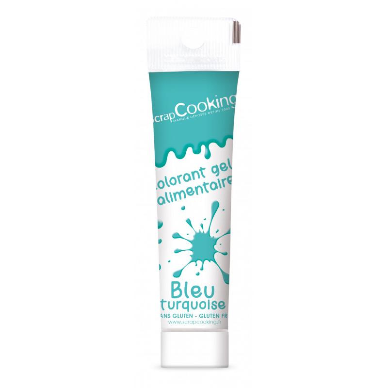 Colorant gel bleu turquoise 20g