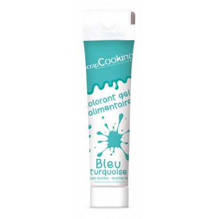 Colorant gel bleu turquoise 20g