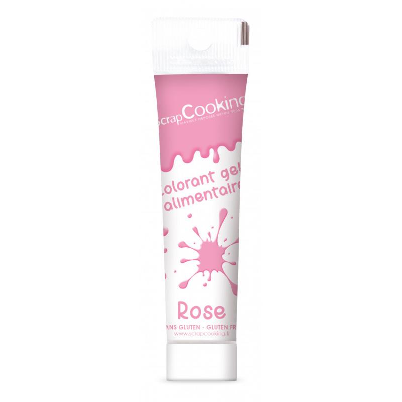 Colorant gel rose 20g