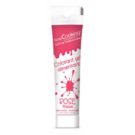 Colorant gel rose fraise 20g