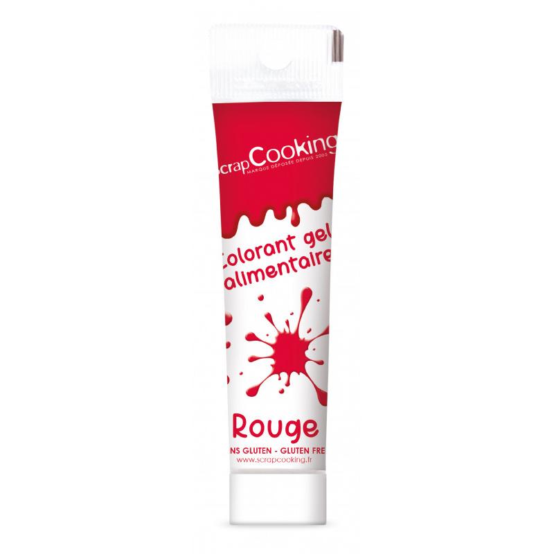 Colorant gel rouge 20g