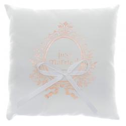 Coussin Just Married  rose gold