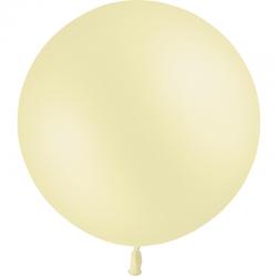 1 BALLON LATEX 3' PASTEL JAUNE