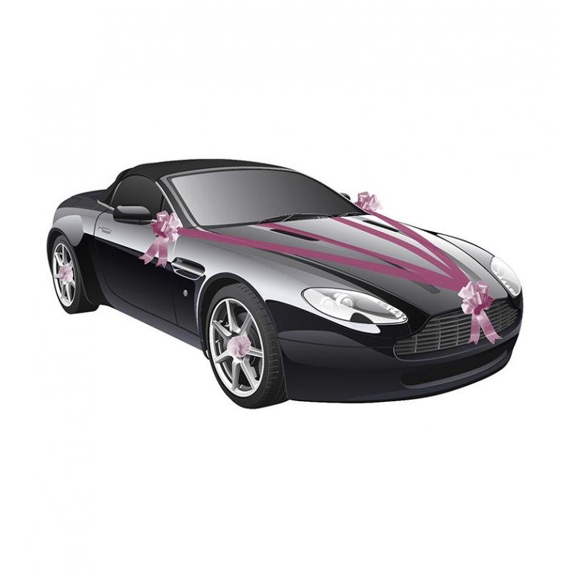 KIT VOITURE 5 PIECES FUCHSIA