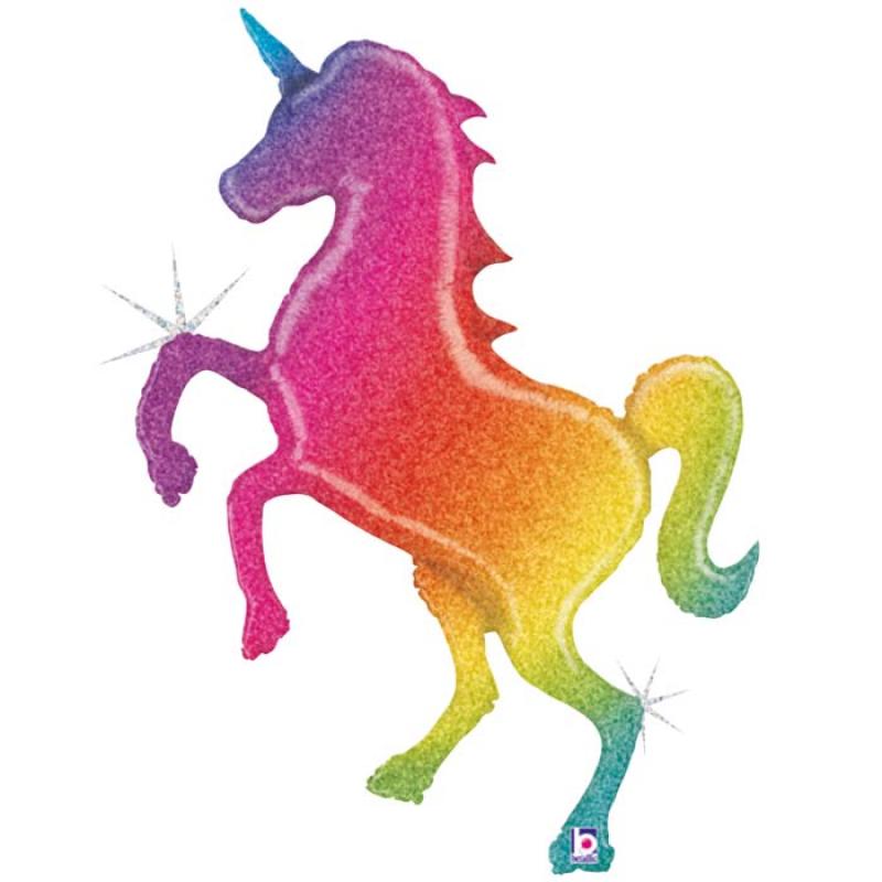 LICORNE ARC EN CIEL HOLO 54'