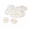 LOT 24 CONFETTIS DORES BAPTEME DIA 2.8CM 2 ASS