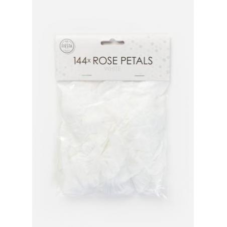 144 Pétales de roses blanche