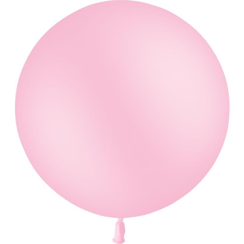 1 BALLON LATEX 3' ROSE BONBON