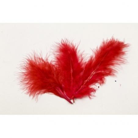 PLUME DE DECORATION ROUGE